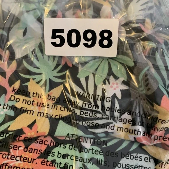 Chubbies‎ Shorts Mens 2XL Black Tropical Floral Swim Trunks Drawstring Lined - Picture 11 of 11